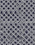 Navy White Interlocking Grid Rug