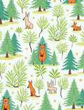Whimsical Forest Creatures Playful Animals Rug