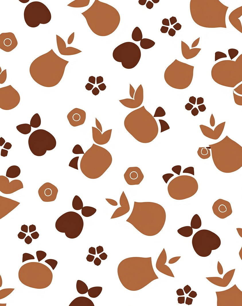 Earthy Tone Budding Vase Collection Rug
