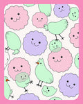 Playful Fluffy Cloud Bird Collection Rug