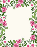 Pink Blossom Garden Vine Rug