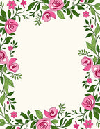 Pink Blossom Garden Vine Rug