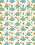 Blue Yellow Object Autumn Foliage Repeat Rug