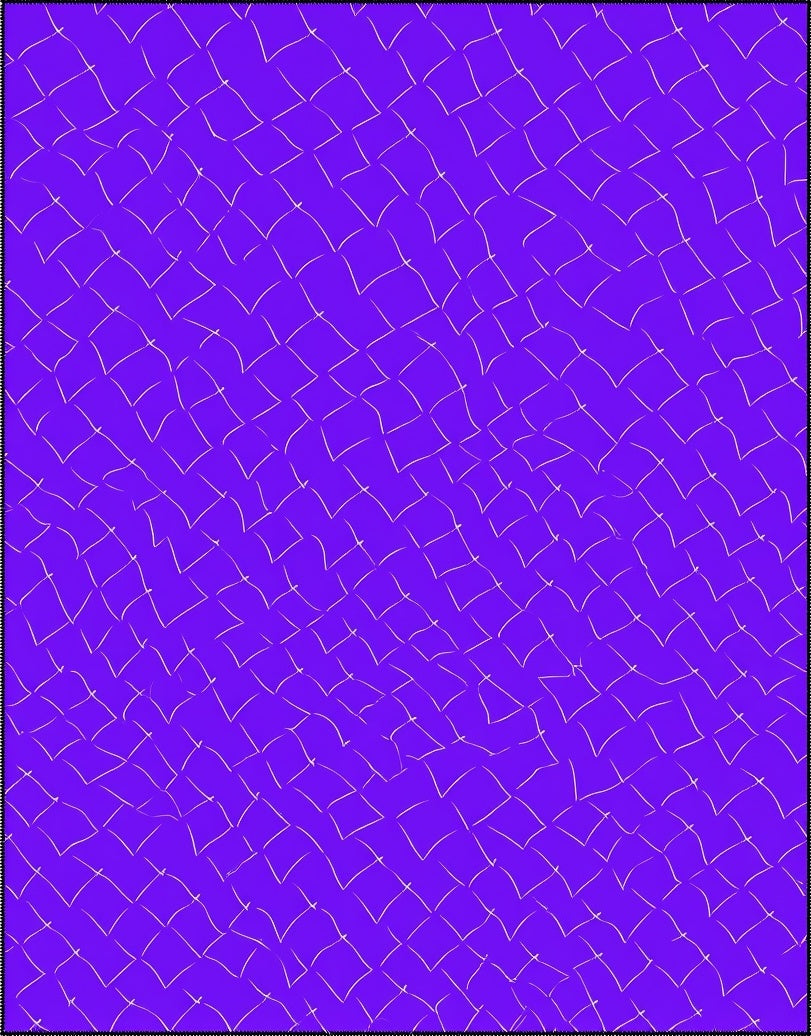 Vibrant Purple Woven Diamond Rug
