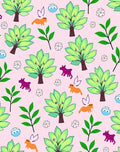 Whimsical Garden Creatures Animal Kingdom Rug