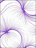 Vibrant Purple Swirl Burst Rug