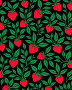 Red Strawberry Botanical Garden Rug