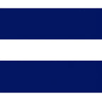 Bold Navy And White Stripe Rug