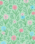 Pastel Garden Letter Bloom Rug