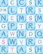 Alphabet Ice Blocks Rug