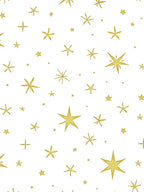 Golden Scattered Stars Rug