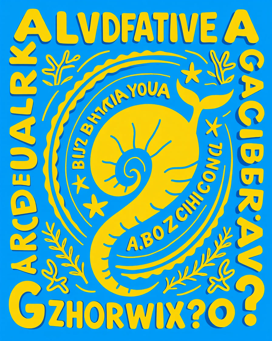 Yellow Whale Blue Ocean Graphic Rug