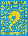 Yellow Whale Blue Ocean Graphic Rug