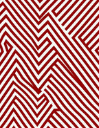 Crimson Chevron Intersecting Lines Rug