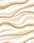 Sandy Beige Abstract Swirl Rug