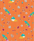 Orange Surfboard Shell Hang Ten Rug