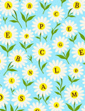 Alphanumeric Daisy Field Rug