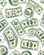 Dollar Bills Dollar Bills Green Money Rug