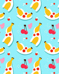 Sweet Banana Cherry Playful Rug