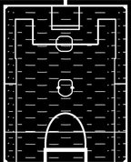 Black and White Soccer Field Rug