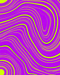 Vivid Purple Lime Swirl Lines Rug