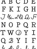 Classic Alphabet Black and White Grid Rug