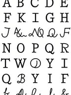 Classic Alphabet Black and White Grid Rug