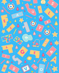 Quirky Alphabet Collage Rug