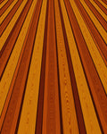 Warm Toned Wood Grain Striped Rug
