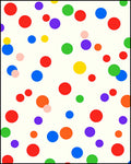 Colorful Polka Dot Scatter Rug