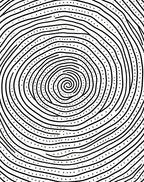 Black White Swirling Lines Dots Rug