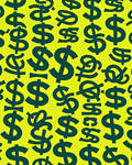 Bold Dollar Sign Repeats Rug
