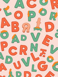Retro Alphabet Scatter Rug
