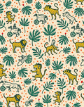 Whimsical Lions Playful Circus Scene Rug