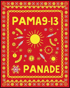 Bright Yellow Sun Celestial Motif Rug