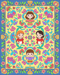 Kids Floral Yellow Rug