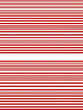 Classic Red White Horizon Stripes Rug
