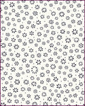 Whimsical Dark Floral Scatter Rug