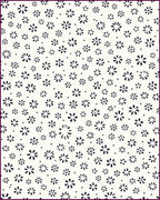 Whimsical Dark Floral Scatter Rug