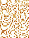Earthy Stripes Flowing Wave Rug