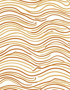 Earthy Stripes Flowing Wave Rug