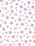 Pink Purple Starfish Scatter Rug