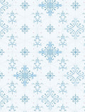 Light Blue Ornate Medallion Rug