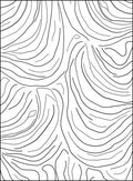 Abstract Swirls Black Gray Lines Rug