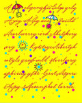 Cute Yellow Polka Dot Sun Umbrellas Rug