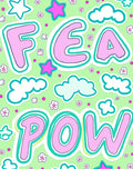 Pink Pow Clouds Stars Rug