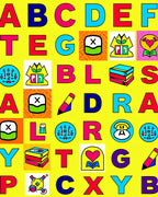 Alphabetical Bright Blocks Rug
