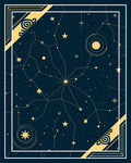 Deep Space Celestial Star Map Rug