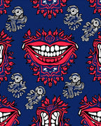 Bold Red Smiling Lips Creature Rug