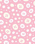 Sweet Pink Banana Slice Scatter Rug